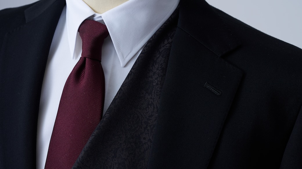 FORMAL JACQUARD ブラウンペイズリースリーピーススーツ